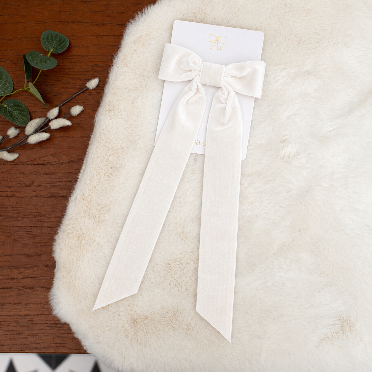 Mabel & Fox - Personalised Velvet Bow Gift Sack