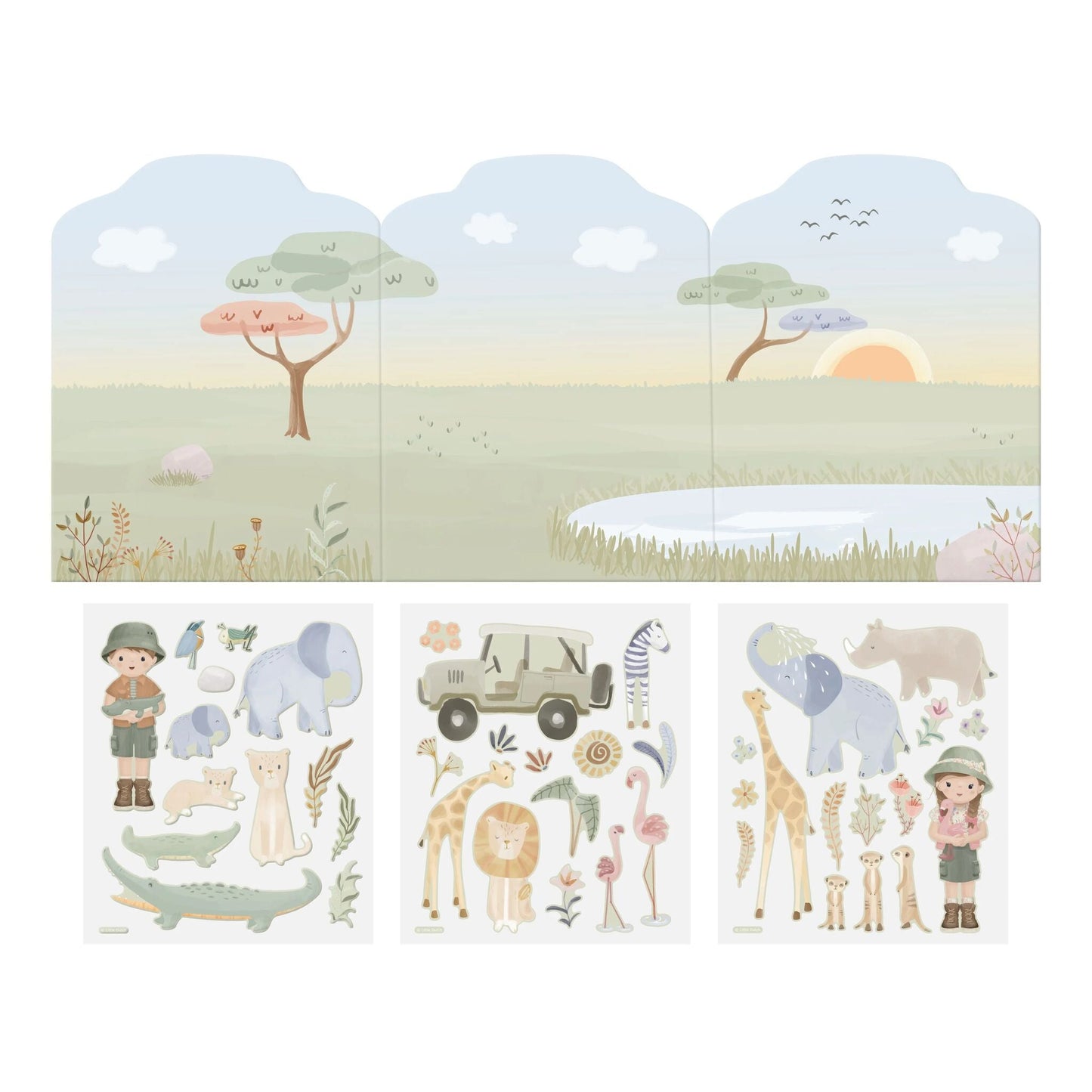 Reusable sticker book - Jim and Rosa