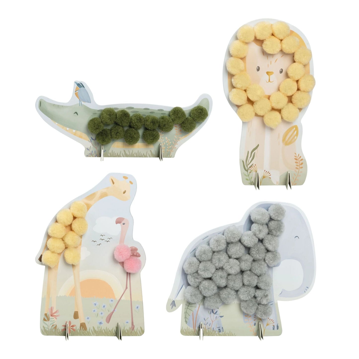 Craft set pompoms