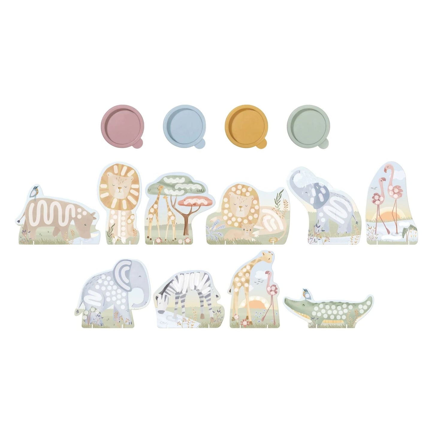 Finger painting set - Jim and Rosa