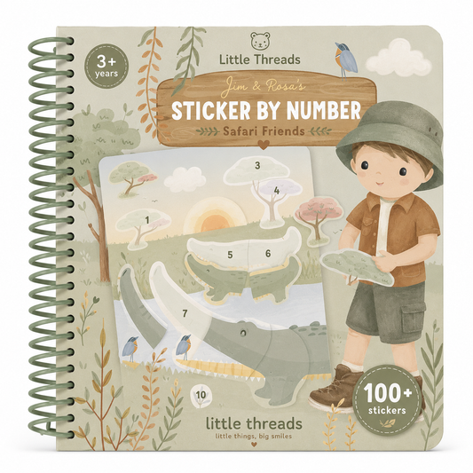 Sticker book by numbers - Jim