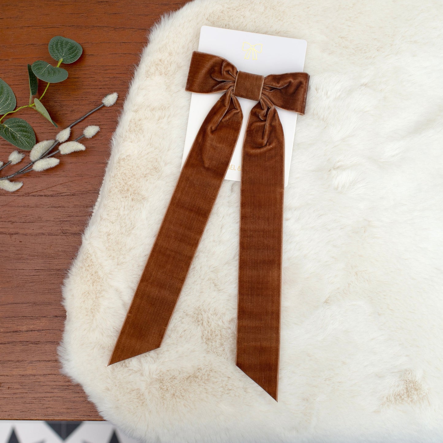 Mabel & Fox - Personalised Velvet Bow Gift Sack