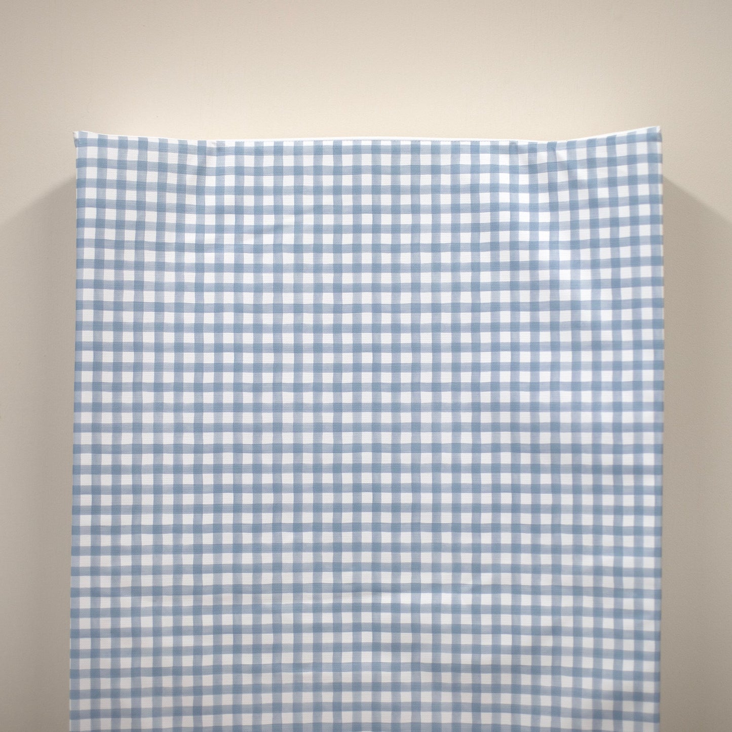 Mabel & Fox - Wedge Baby Changing Mat - Blue Gingham